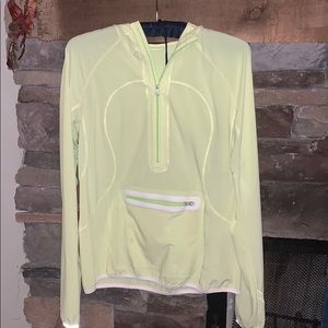 Lulu Lemon Neon Green Running Jacket